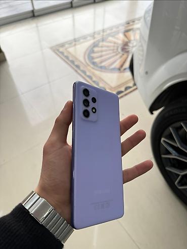 apple 5 s: Samsung Galaxy A52, 128 GB, rəng - Bənövşəyi, Barmaq izi, Face ID, İki sim kartlı — 1