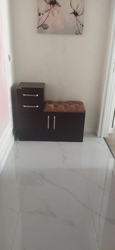 ayaqqabı yigan: Dəhliz üçün çoxfunksiyalı ayaqqabılıq və oturacaq dəsti - Material — 1