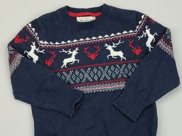 sweterek dla chłopca 98: Sweterek, H&M, 8 lat, 122-128 cm, stan - Bardzo dobry
