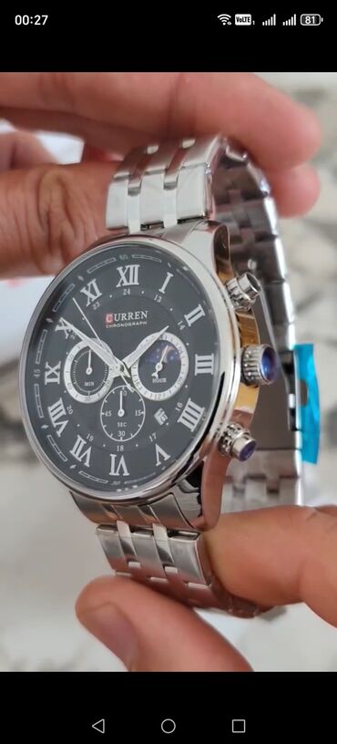 Qol saatları: Yeni, Qol saatı, Curren, rəng - Qara -da lalafo.az — 4 Qol saatları: Yeni, Qol saatı, Curren, rəng - Qara — 4