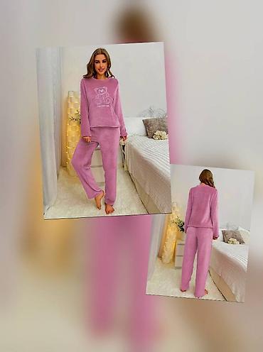 ev damasniki: Yeni super yumuşaq pluş pijamalar/Ölşü-S-XL.
Satış evdən məhdut — 7