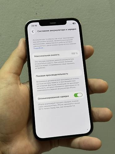 Apple iPhone: IPhone 12 Pro, Б/у, 256 ГБ, Графит, Защитное стекло, Чехол, В рассрочку, 100 % — 4