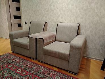 İşlənmiş, Divan-kravat, 2 kreslo, Açılan