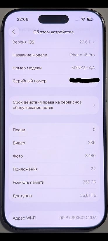 apple watch бишкек цена: IPhone 16 Pro, Колдонулган, 256 ГБ, Desert Titanium, Каптама, Кабель, Куту, 93 % — 9