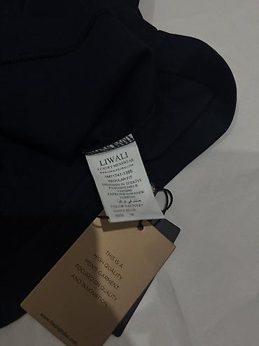 ls waikiki: Мужская футболка, XL, S, L, Новый, цвет - Синий, Самовывоз — 4