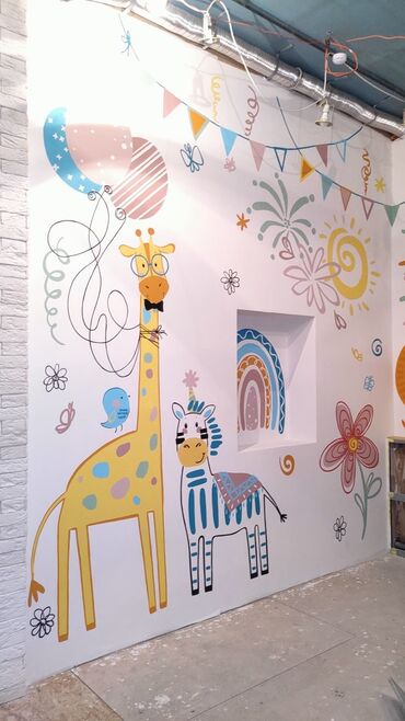 Декоративная роспись: Роспись стен детской, детского сада школ Оживим детскую комнату — 2