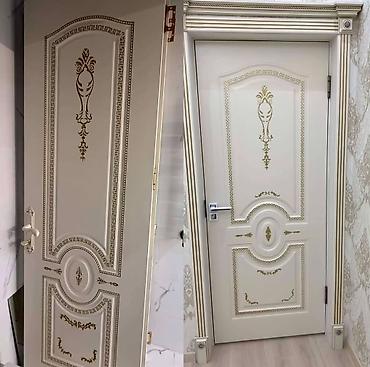 giris qapi: Qonaq otağı üçün İşlənmiş Otaq qapısı 90x200 sm Çərçivə ilə, Zəmanətli, Ödənişli çatdırılma — 1