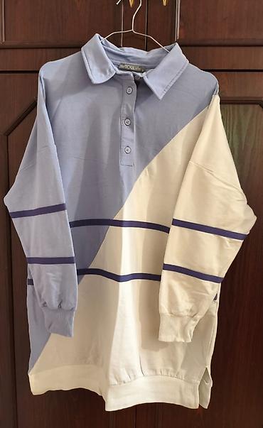 cins şalvar modelleri 2023: Uzunqol polo köynək - Brend: Soul - Dizayn: İki rəngli blok (açıq — 1