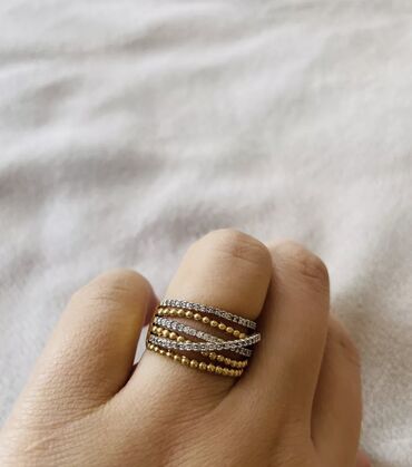 кольцо золото: Кольцо, размер большой 18-19