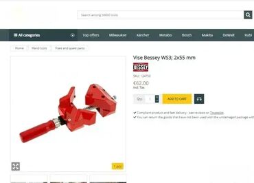 Stege: *** AKCIJA *** #0798 Stolarska STEGA_WS3 BESSEY; Automatsko na lalafo.rs — 3 Stege: *** AKCIJA *** #0798 Stolarska STEGA_WS3 BESSEY; Automatsko — 3