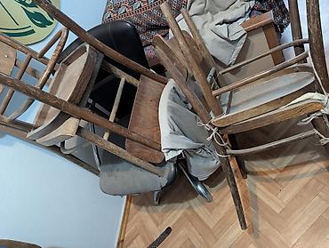 венский стул: Стул для зала, Б/у, Дерево — 2
