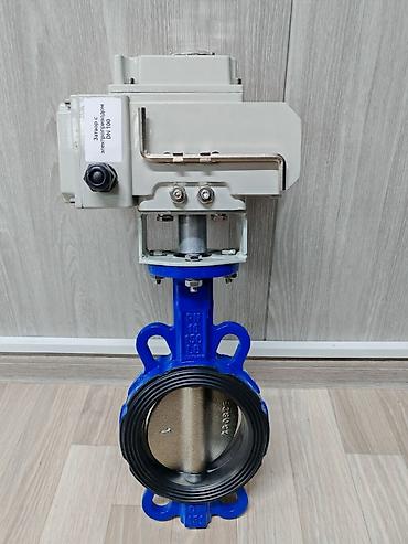 Металлические рельсы: Затвор дисковый поворотный с электроприводом 220В — Фланцевый / — 7