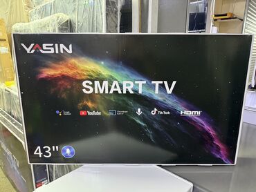 диктофон купить бишкек: Телевизоры YASIN 43E9000 дюймовый 110 см диагональ с интернетом!!