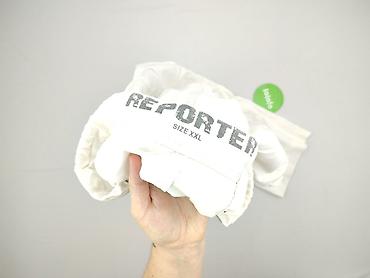 bug jo: Męskie spodnie REPORTER, rozmiar XXL - Kolor: biały - Krój: luźny — 4