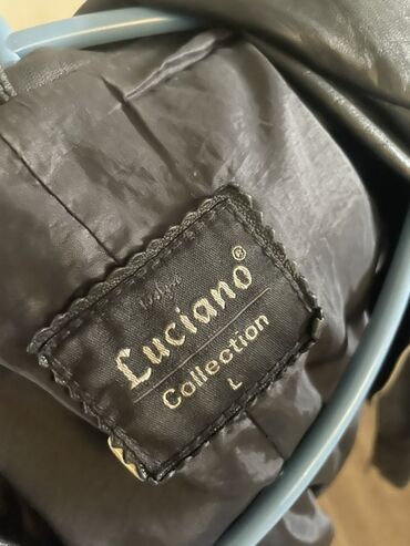 Ostale jakne, kaputi, prsluci: Crna ženska kožna jakna marke Luciano Collection, veličine L. Jakna — 3