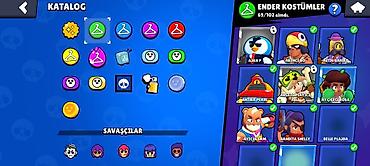 Digər oyun və konsollar: Brawl Stars hesabı – yüksək səviyyəli, geniş kolleksiya - Kupa yolu — 8