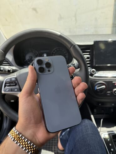 ayfon.13: IPhone 13 Pro Max, 256 ГБ, Sierra Blue, Face ID, Беспроводная зарядка, С документами