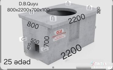 Beton quyuları: Dəmir-beton quyu və quyu elementləri Satışı - Kanalizasiya, su və qaz — 62