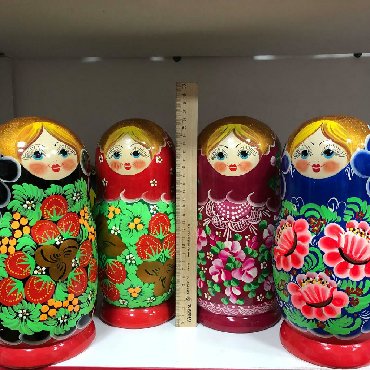 игрушки елочные: Русские матрёшки
