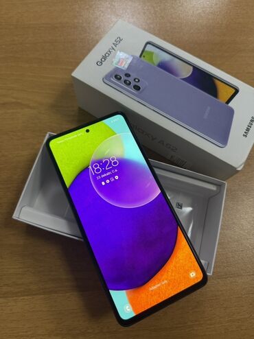 samsung tab s9 fe plus qiymeti: Samsung Galaxy A52, rəng - Bənövşəyi, Sənədlərlə