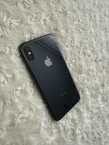 за сколько можно продать айфон 12 про макс: IPhone X, 256 ГБ, Кара, Кулакчындар, Заряддоочу түзүлүш, Коргоочу айнек, 88 %