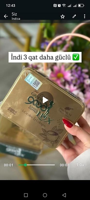 detoks tea: SLT Slim Lux Coffee – Premium arıqladıcı qəhvə Məhsulun — 1