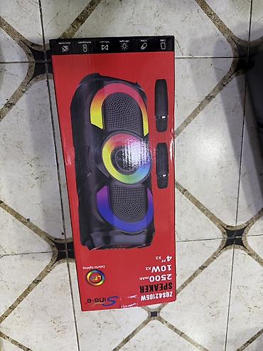 Караоке: SING-e ZQS42105W taşınabilən karaoke səs sistemi - Güc: 2 x 10W — 2