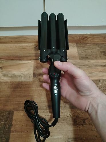 Figaro za kosu: Talasasta presa za kosu – trostruki valoviti uvijač (3 barrel waver) — 12