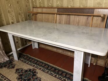 стол для кухонный: Кухонный Стол, цвет - Серый, Новый