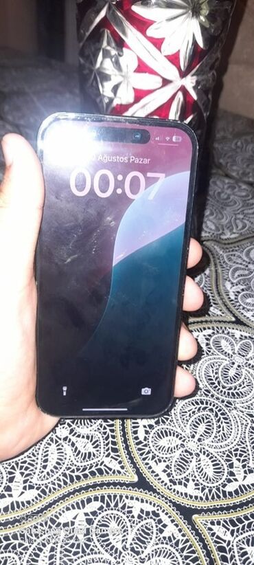 Çəngəllər: IPhone 15, 128 GB, Qara, Face ID, Sənədlərlə