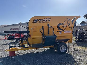 2.3 kompressor: PROKEN R Series yem qarışdırıcı və paylayıcı (6 m³) - Həcmi: 6 m³ – — 2
