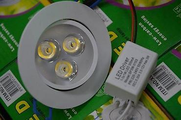 channel: Led rozetna 3x1w 6000k hladno bela svetlost. AKCIJA PROLEĆNA 14% DO — 10