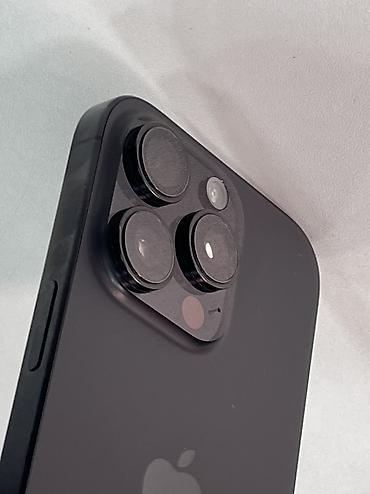 apple iphone 16e: IPhone 16 Pro, 128 GB, Black Titanium, Qırıq, Simsiz şarj, Face ID — 3
