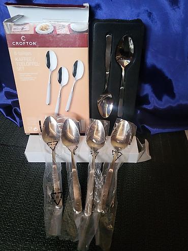 Kašike: Desertne nove kasicice 18/10 oznaka Crofton Nemacka. Nemacke kasicice — 1