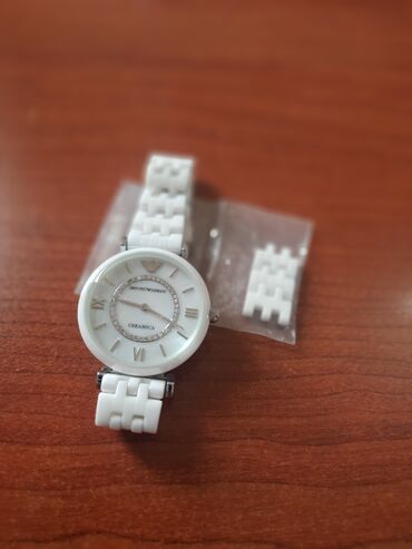 Б/у, Наручные часы, Emporio Armani, цвет - Белый