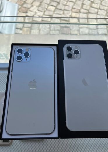 IPhone 11 Pro Max, 128 GB, Gümüşü, Zəmanət