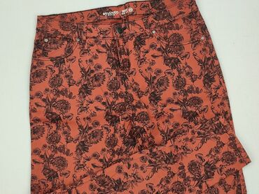 legginsy push up serce: Skinny, Spodnie materiałowe damskie, rozmiar L