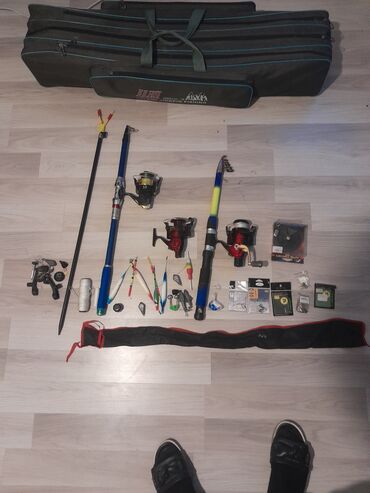 Ovçuluq və balıqçılıq: Balıqçılıq dəsti Tərkib: - Teleskopik balıqçılıq çubuğu (üzərində — 10