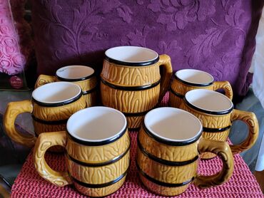 Čaše: Servis krigli za pivo iz 60,70ih. Kravsko Cehoslovacka. Servis — 3