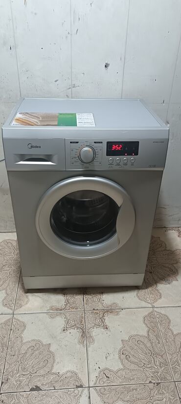 işlənmiş qaz: Стиральная машина Midea, 6 кг, Б/у, Автомат, Есть сушка, Платная доставка