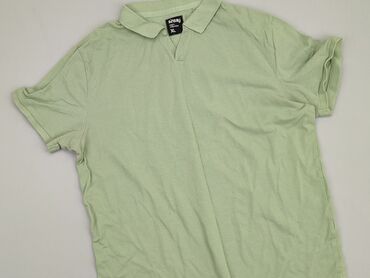 zielone plisowane spódnice zara: Koszulka polo, SinSay, XL, stan - Dobry
