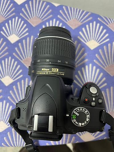 Зеркальная фотокамера Nikon D3200 с комплектным зум‑объективом AF‑S DX