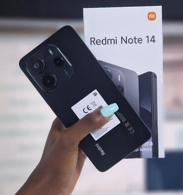 mi 10 t qiymeti: Xiaomi Redmi Note 14, 256 GB, rəng - Qara, 
 Sənədlərlə, Zəmanət, Barmaq izi