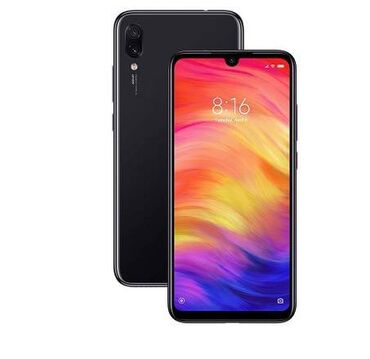 xiaomi redmi 7 цена в баку: Xiaomi Redmi 7, 32 ГБ, цвет - Черный, 
 Отпечаток пальца, Face ID