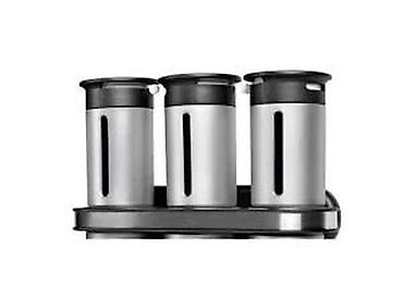 Ostala kuhinjska oprema: Zidni stalak za začine sa 6 dozera - Set sadrži zidni nosač i 6 — 14