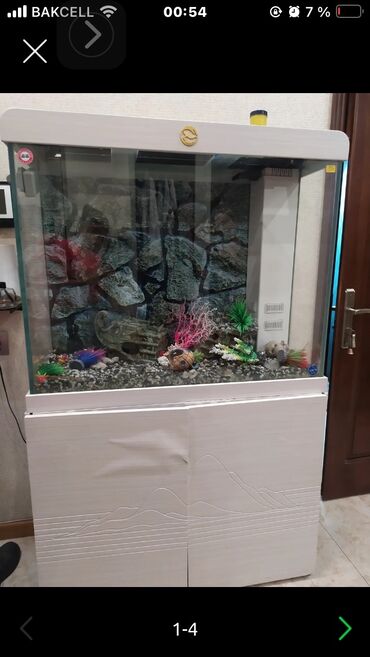купить аквариум в баку: Прямоугольный аквариум, Пустой, 247 л, Самовывоз
