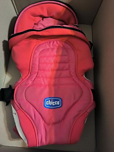 Uşaq geyimi və ayaqqabıları: Chicco körpə daşıma kəməri - Brend: Chicco - Rəng: çəhrayı/qarışıq — 1