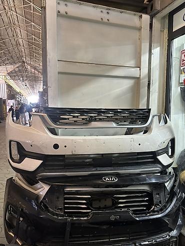 Передний комплект для KIA (оригинал): бампер, решётка радиатора