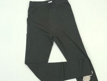 czarne spodnie reserved: Leggings for kids, Little kids, 9 years, 128/134, condition - Very good