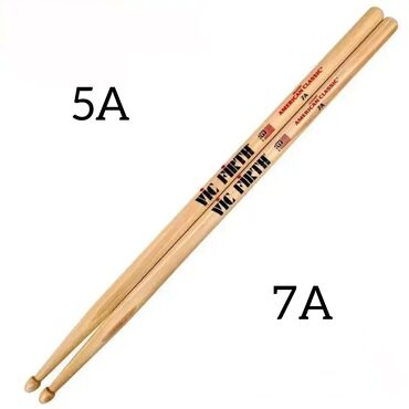 Барабаны: Барабанные палочки. Drumsticks. "Yamaha" и "Vic firth". Размеры: 5А и — 6